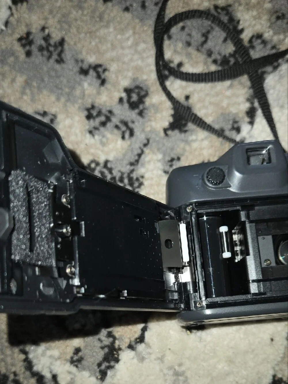 Pentax Black Point-and-Shoot Film Camera with Zoom Lens